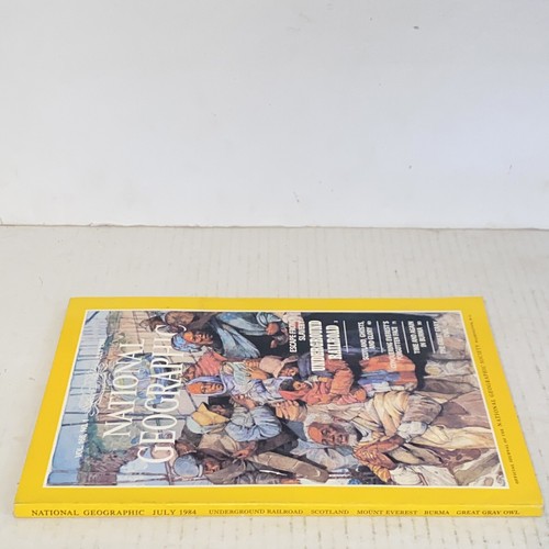 Vintage July 1984 National Geographic Magazine Underground Railroad - Picture 3 of 11