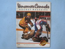 1982/83 VANCOUVER CANUCKS WINNIPEG JETS HOCKEY PROGRAM DOUG SOETART DARCY ROTA