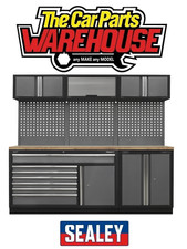 Sealey APMSSTACK11W Superline Pro 2.04m Storage System - Pressed Wood Worktop