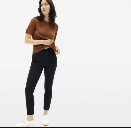 Side-Zip Stretch Cotton Pant Blue 