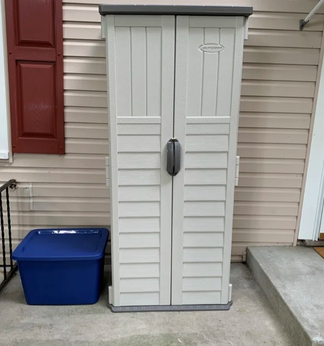 6 ft Outdoor Storage Utility Shed Patio Garden Vertical Tool