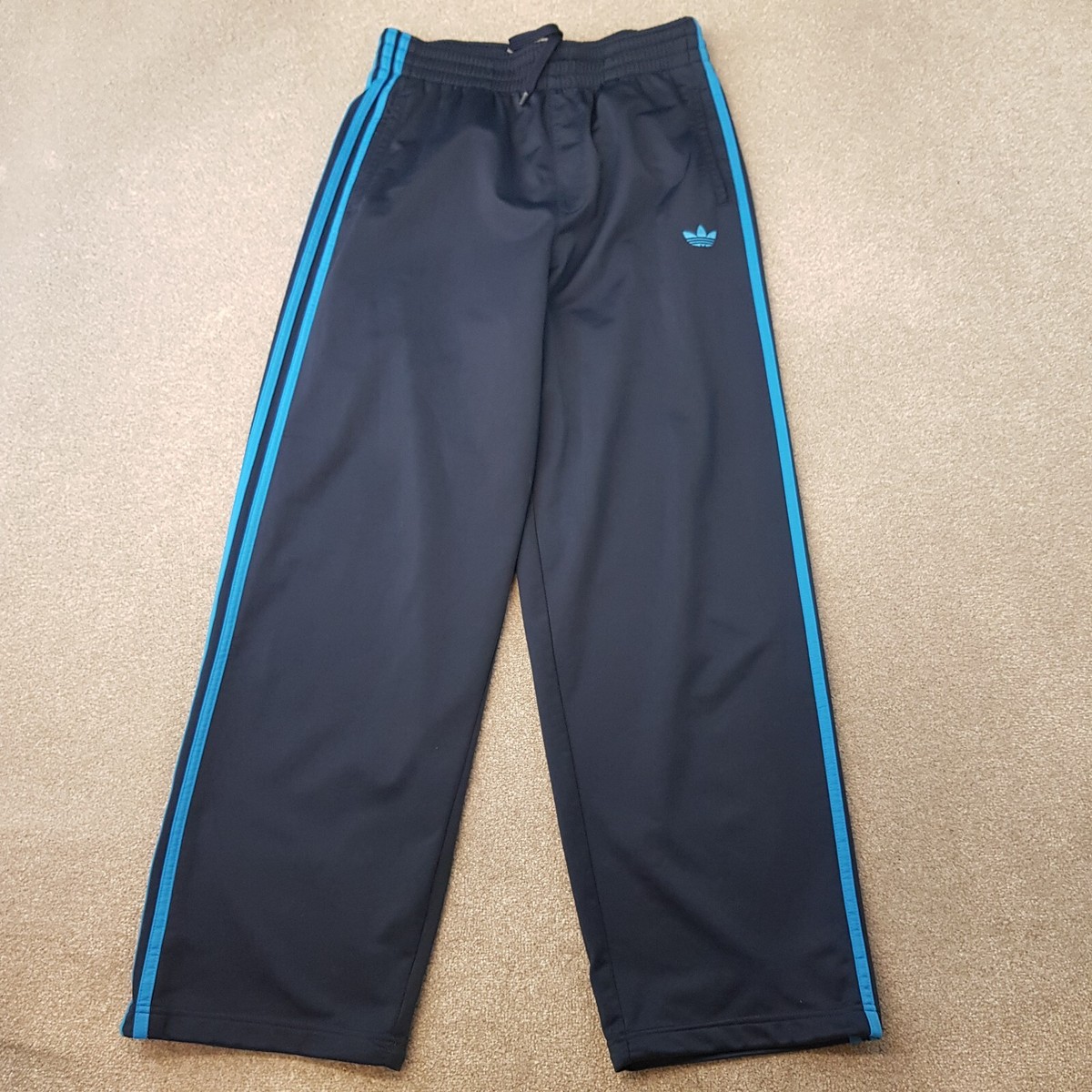 Adidas Mens Tracksuit Bottoms Large Blue Firebird Original Pant