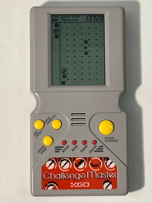 Vintage GO Challenge Master 60-2451 Electronic Handheld Game Tested Like Tetris