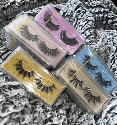 40 Pcs Wholesale 3D Mink Eyelashes False Eyelashes NEW