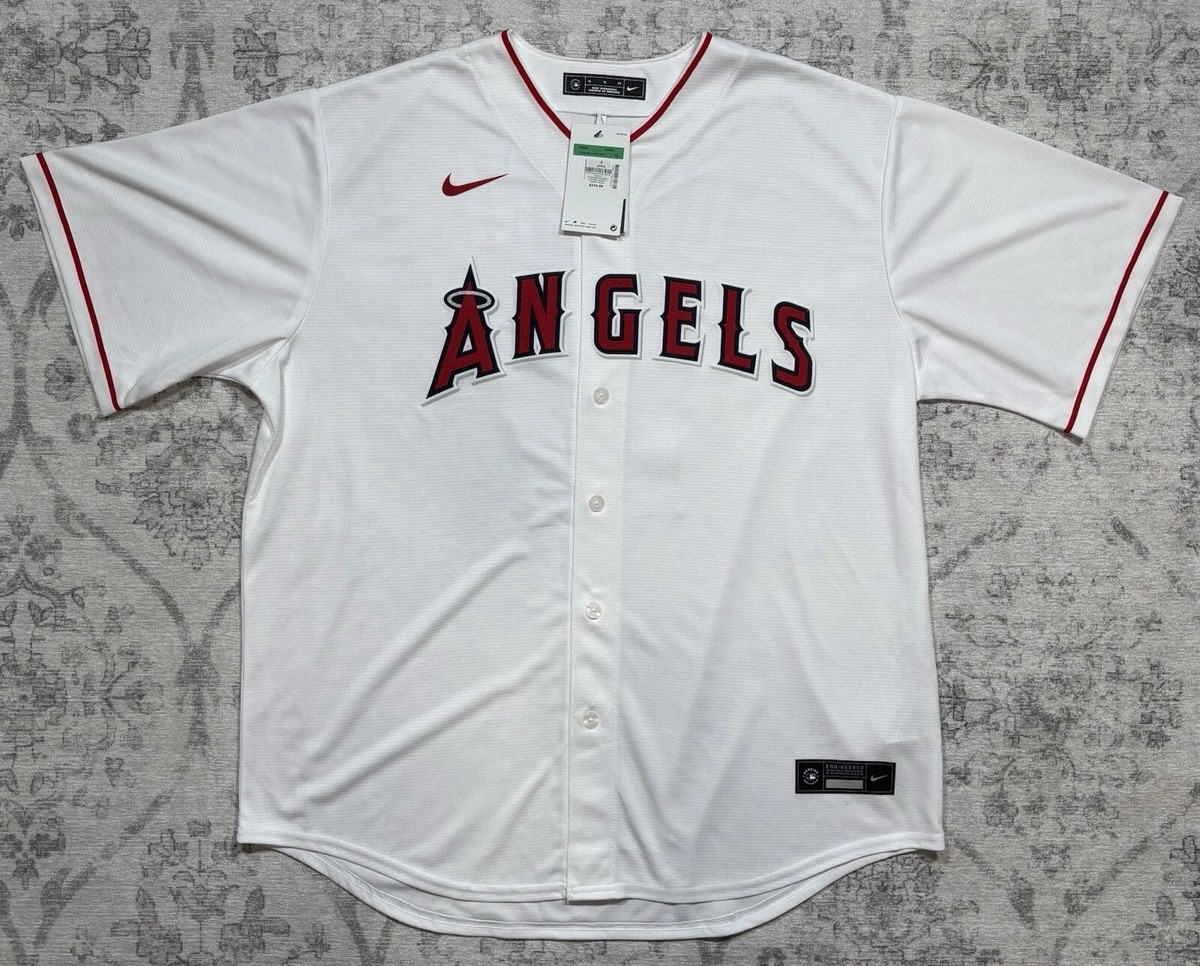 Nike OHTANI 17 LOS ANGELES ユニフォーム Nike Men's Los Angeles Dodgers Shohei Ohtani #17 White Cool