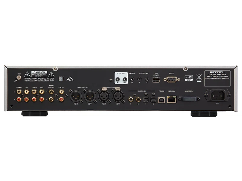 Rotel RC 1572MKII Preamplificatore phono MM Bluetooth MQA - Immagine 3 di 3