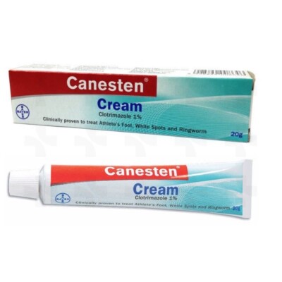 Crème Antifongique Canesten 20g - Clotrimazole 1%, Pour Pied D'athlète, Mycoses, Neuf