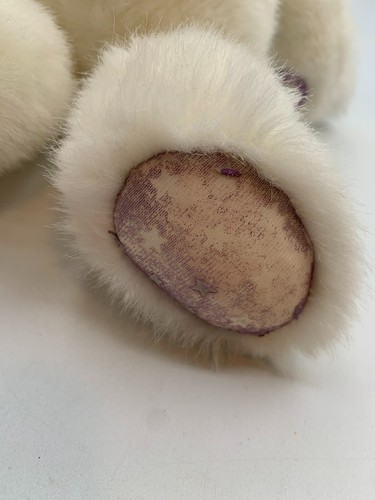 Vintage 1992 Applause Magic Glow Friends White Purple Puppy Dog Plush Collar - Picture 9 of 16