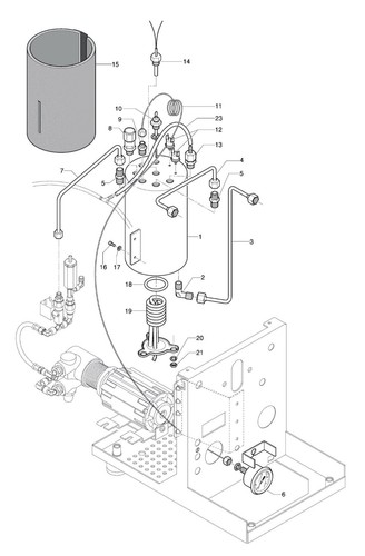 Válvula antivacío/alivio de aire Profitec Pro 700 ø 1/4"M ECM ISOMAC - Hecho en Italia - Imagen 5 de 5
