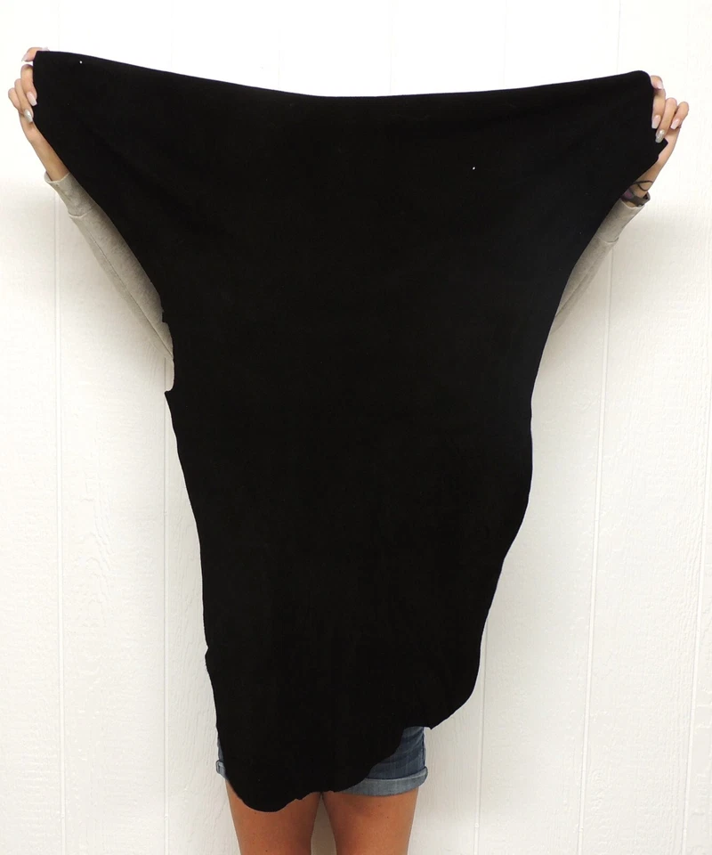 Piel de ciervo negra para nativas SCA LARP artesanías Buckskins Ren Faire Foto 4 de 4