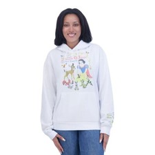 Women's Disney Character Kangaroo Pocket Hoodie Snow White Size XS NWT