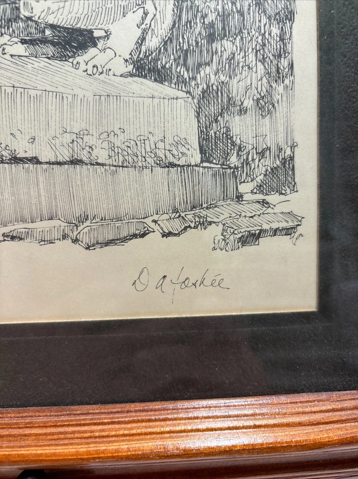 Marco mate estampado grafito DA Toshee' The Penn State Nittany Lion 15,5" x 12,5" Foto 4 de 4