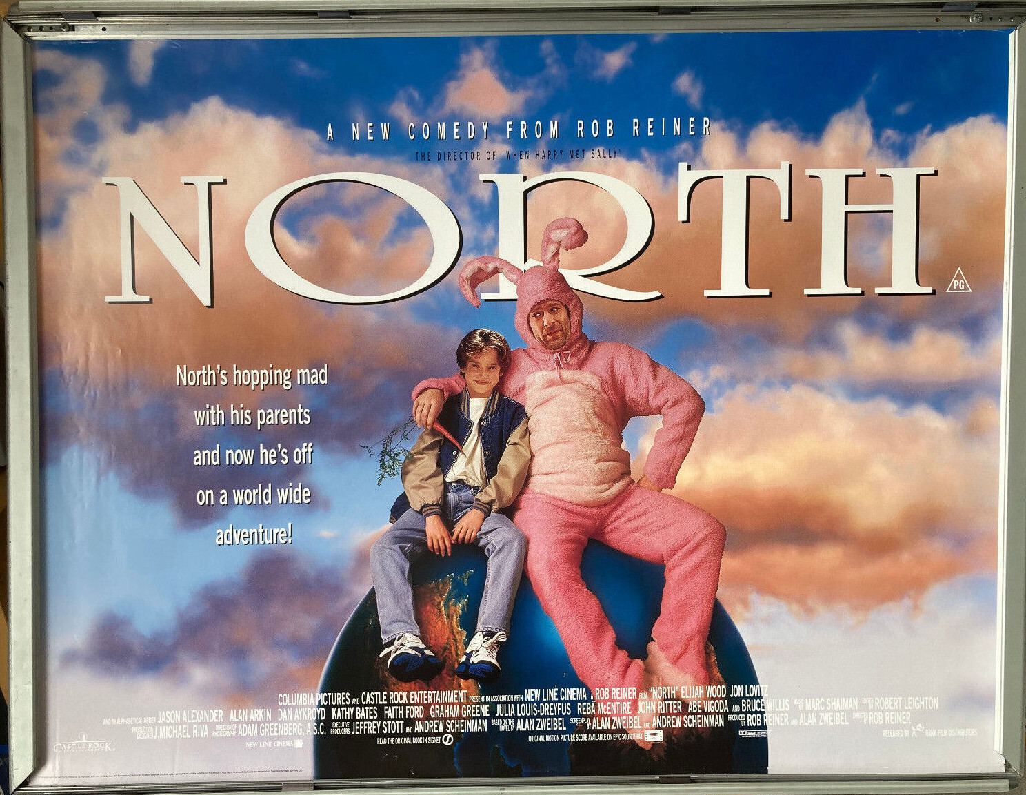 Cinema Poster NORTH 1994 (Quad) Elijah Wood Bruce Willis Rob Reiner eBay