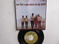 💥 ' WE FIVE ' HIT 45 + PICTURE [YOU WERE ON MY MIND]  1965 !  💥