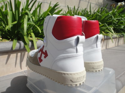 Off White c/o Virgil Abloh High Top 70's Leather, Suede Red Arrow