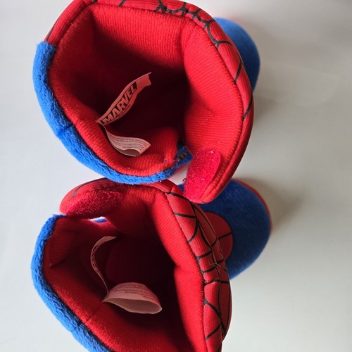 Marvel Boy's Spiderman Slipper Booties Infant Size 6 - Picture 7 of 7