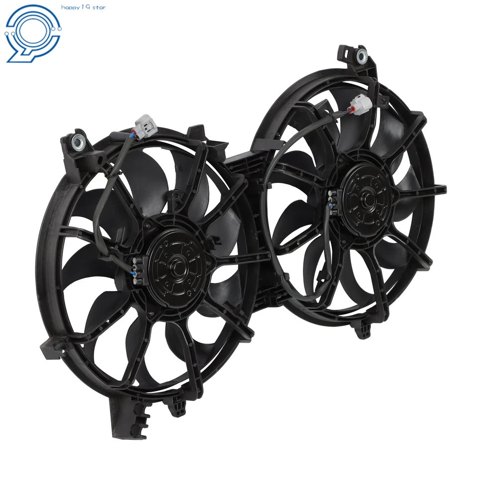 2008-2013 For Infiniti G37 3.7L 3696CC Radiator Condenser Cooling Fan Assembly Foto 4 de 4