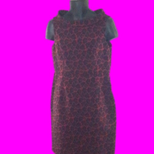 ANNE KLEIN Leopard Print Dress, 14 | eBay