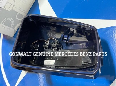 Mercedes Benz CLS Class Door Mirror Housing Passenger Lunar Blue  
