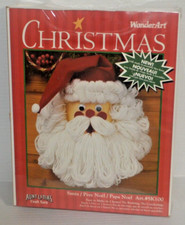 WonderArt Christmas Santa Craft Kit Sealed Damage to Box
