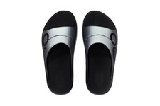 OOFOS OOahh Sport Gray White Men's 14 Recovery Shoes