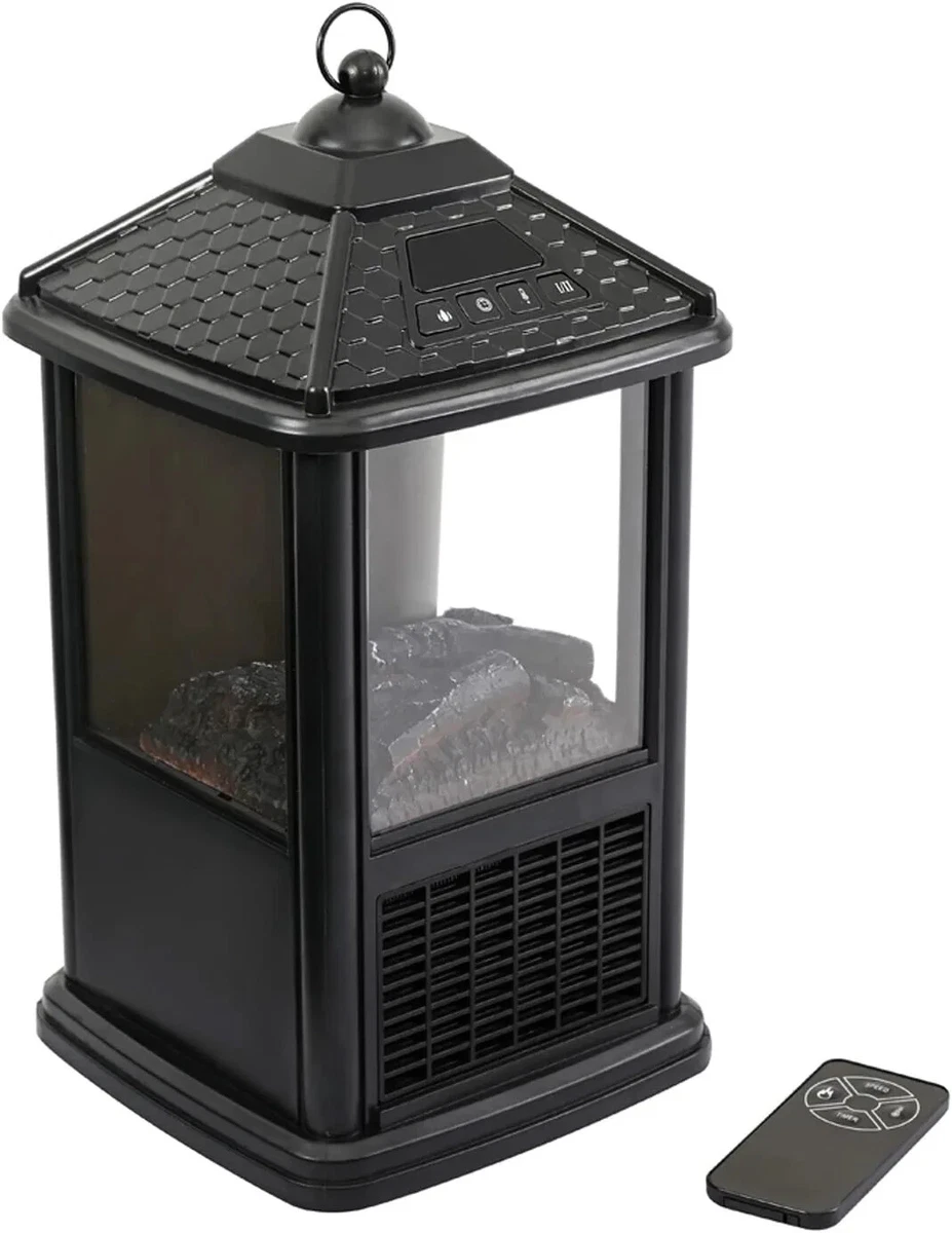 Freestanding Mini Small Indoor Electric Fireplace Lantern Space Heater  Stove NEW | eBay