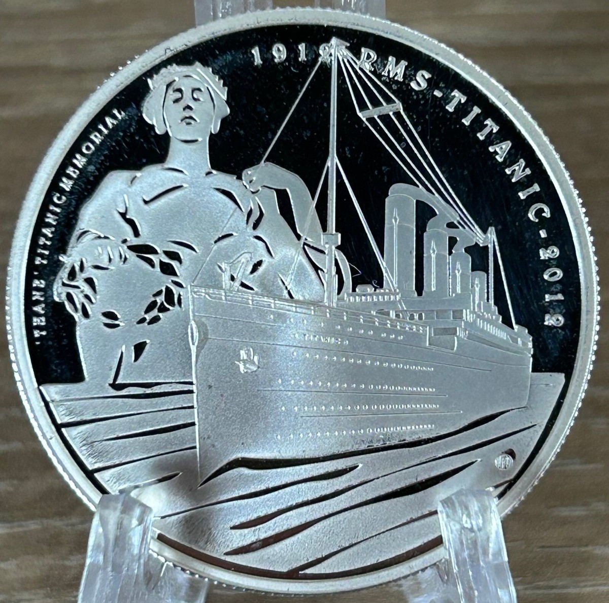 イギリス Titanic 2012 Alderney CentenaryCoin 2012 Alderney Titanic £5 Silver Proof Coin Box Coa