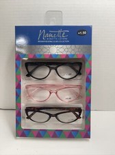 NIB   Nanette Lepore 1.50 Box Set Reading Glasses Multi Colors Readers