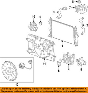 New Radiator Fits 2014 2015 Chevrolet Cruze 13393984 Rad13509 Auto Parts Accessories Car Truck Cooling Systems Teeessentials Com