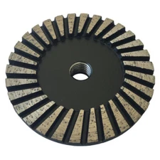 Medium/Fine Grit Grinding Wheels for Concrete, Granite and Marble, 5/8"-11 Arbor