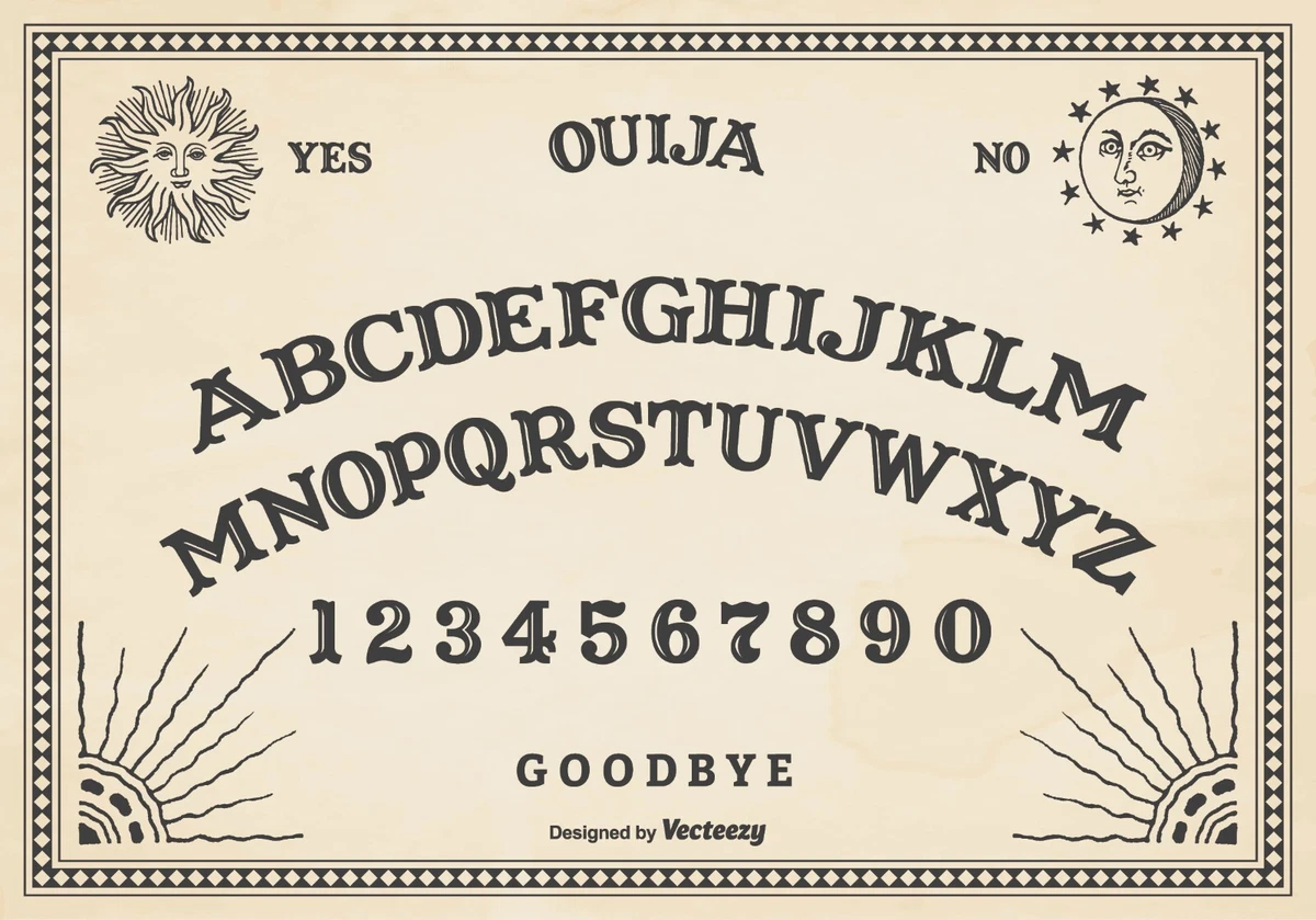 Home Wall Art Print - Vintage Spiritual Paranormal - OUIJA BOARD PRINT  -A4,A3,A2 | eBay