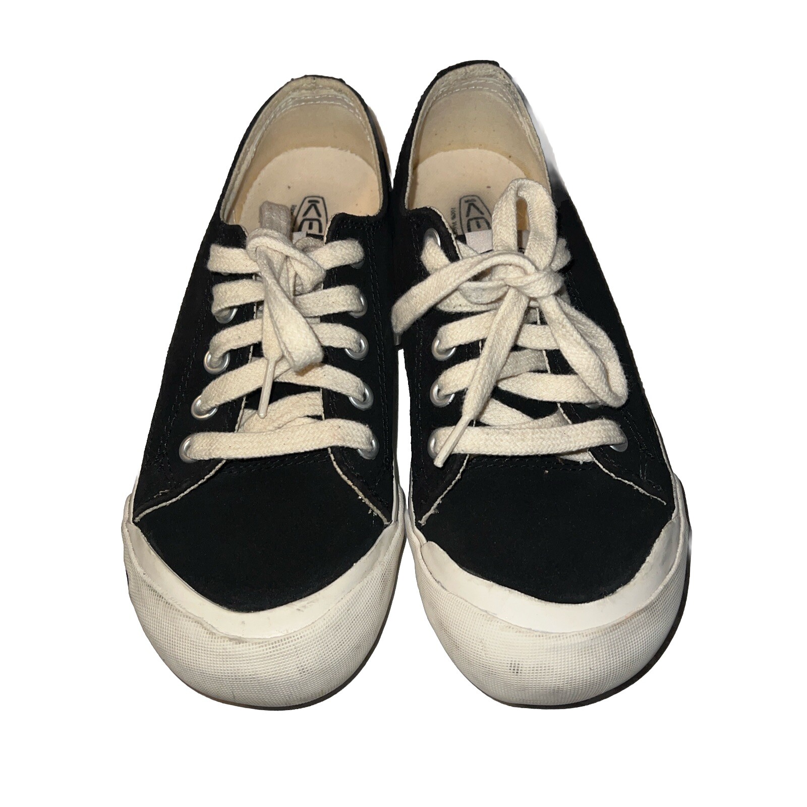 Scarpe da donna Keen Elsa taglia 6 5 sneaker alla moda atletica usate nere