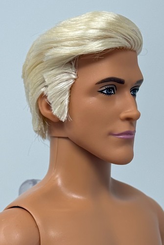 Barbie Beach Ken Ryan Gosling Face Fashionistas Original Body Hybrid NUDE Doll - Picture 3 of 14