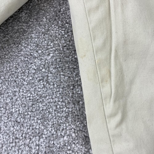 Croft & Barrow Classic Fit Straight Chino Pants Men's 34x32 Beige Flat Front - Picture 5 of 14