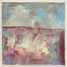 No.594 Original Abstract Minimalist Contemporary Textured Painting By K.A.Davis