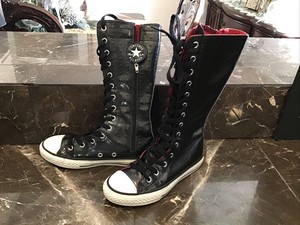 over the knee converse