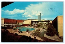 c1960's White Winrock Hotel Albuquerque New Mexico NM Unposted Pool Postcard