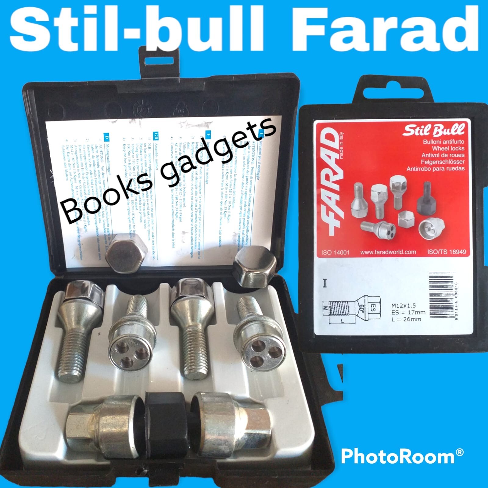 Per BMW SERIE 6 FINO AL 09.2009 Kit Bulloni Antifurto Stil-Bull Cerchi Acciaio