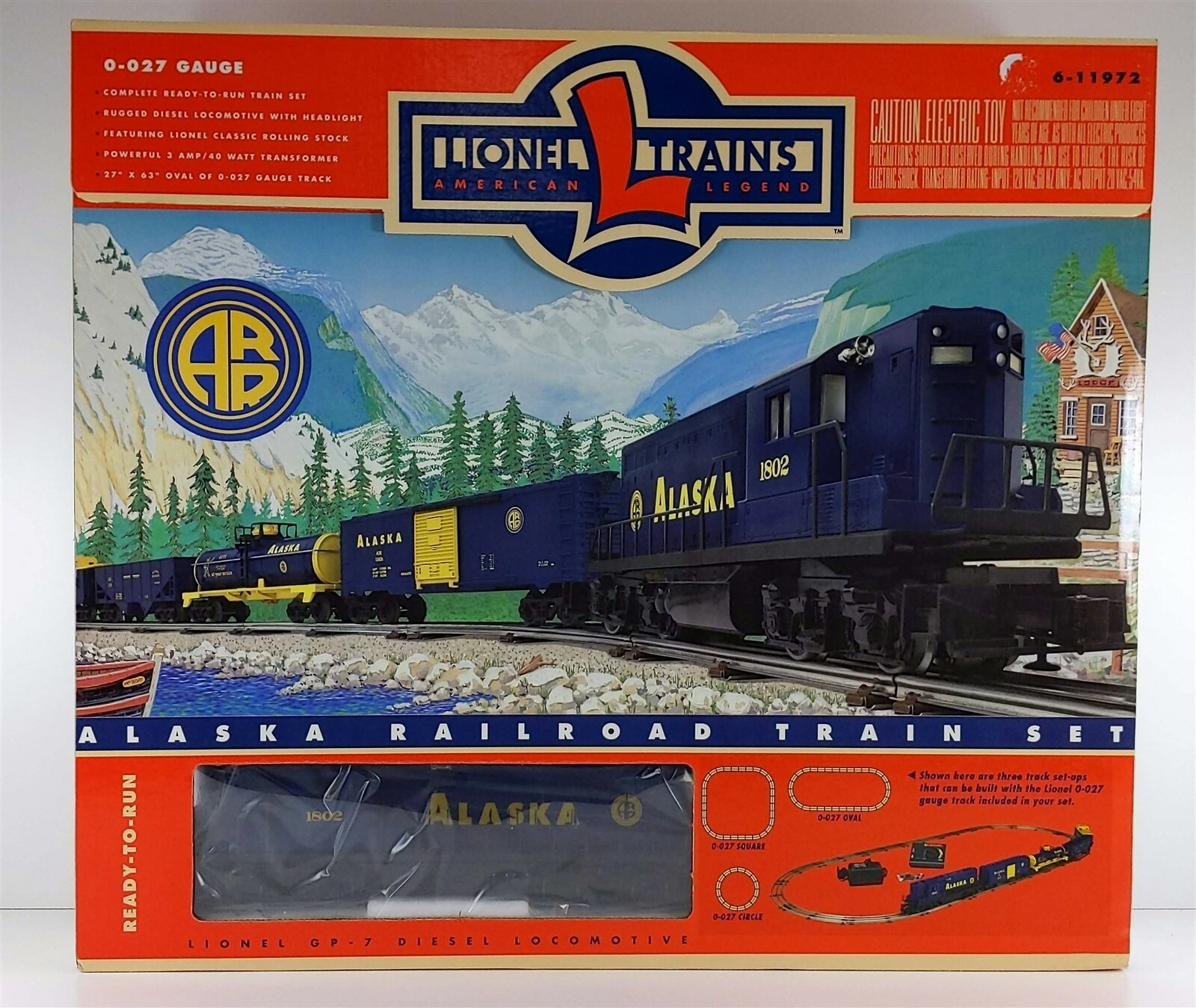 lionel alaska railroad train set