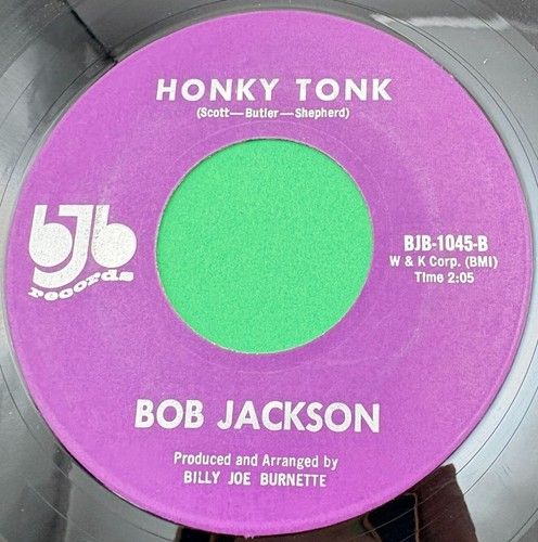 Bob Jackson Last Date / Honky Tonk 45 Vinyl Jazz BJB 1045 - Picture 2 of 6