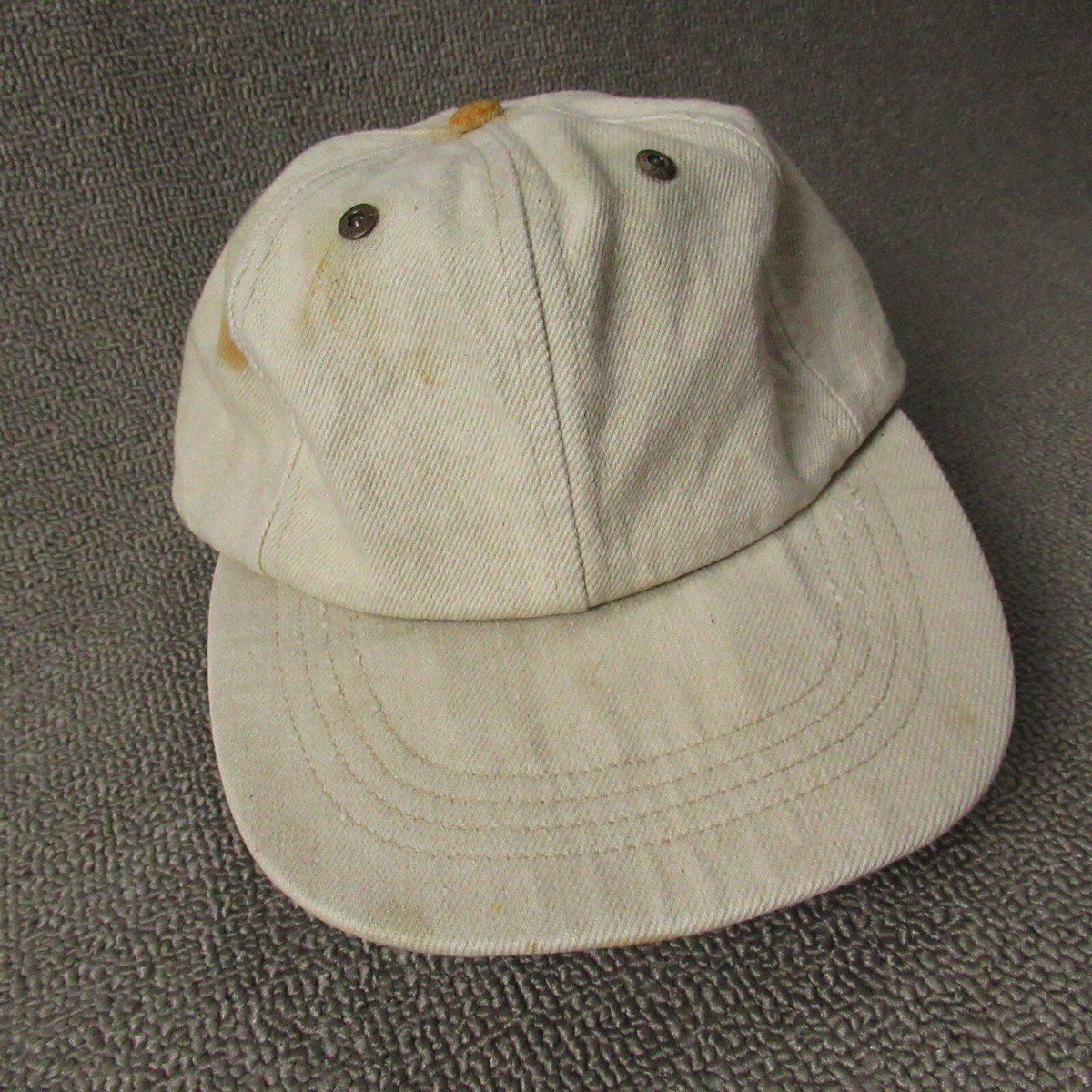 帽子 90s Eddie Bauer cap VTG Eddie Bauer Hat Cap Adult S/M Beige 90s Baseball Leather