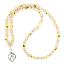 Fashion Wooden Beaded Lanyard - Portable teacher lanyards, Lanyard for 2 Styles