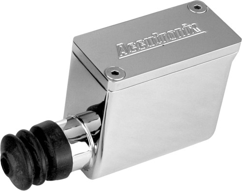Accutronix Custom Rear Master Cylinder Assembly - Chrome Motorcycle Street Bike - Bild 1 von 3