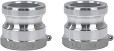 2" Aluminum Camlock Fitting Part A Male Adapter x Female NPT Hose Connector 2pk