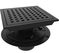 6 Inch Square Shower Floor Drain with Flange