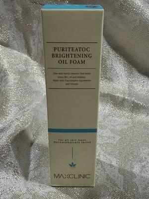 MAXCLINIC Puriteatoc Brightening Oil Foam 110g Whitening Cleanser K-Beauty NEW