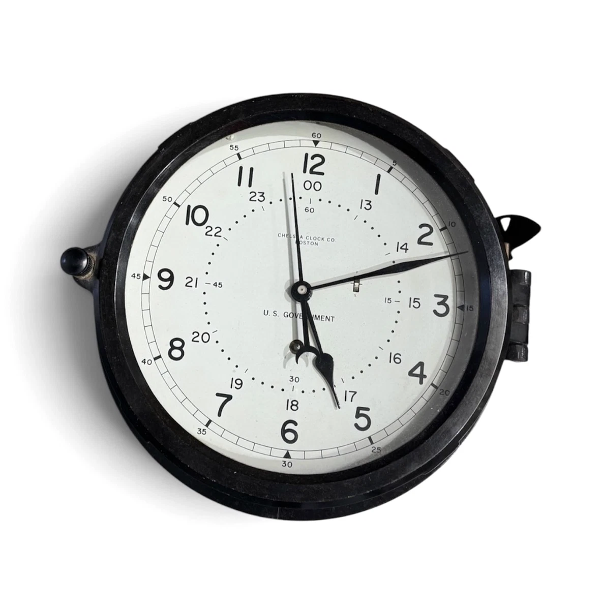 虎*壱様 WW2 U.S.N SHIP DECK CLOCK 40年代 ビンテー 虎*壱様 WW2