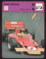 JOCHEN RINDT Lotus WCH 1970 World Championship Car Racing 1978 SPORTSCASTER CARD