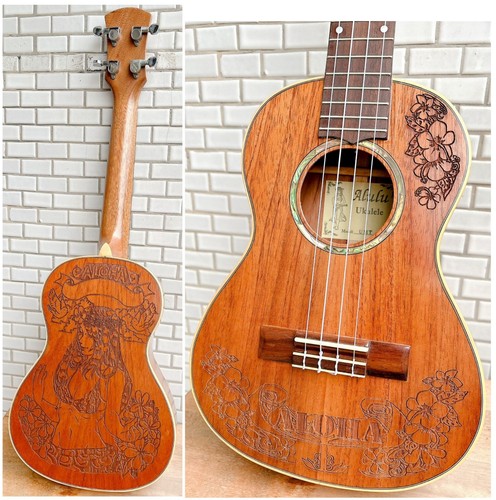 Alulu Solid mahogany tenor ukulele no case no bag UMT05