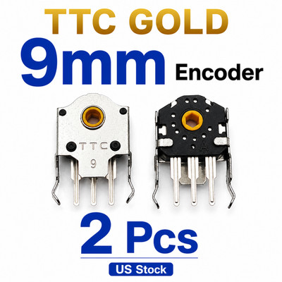 9MM TTC Gold Core Mouse Scroll Wheel Encoder 2pcs mouse gaming repair fix